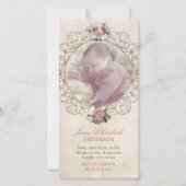  Rozen Baby Girl Aankondiging (Voorkant)