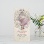  Rozen Baby Girl Aankondiging (Staand voorkant)