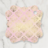 Rozen Baby in Bloom Floral Baby Sprinkle Bedankjes Labels (Achterkant)