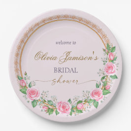 Rozen & Baby's Breath Bridal Krans Welkom Papieren Bordje