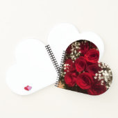 Rozen & Baby's Breath Heart Shapes Notitieboek (Binnen)