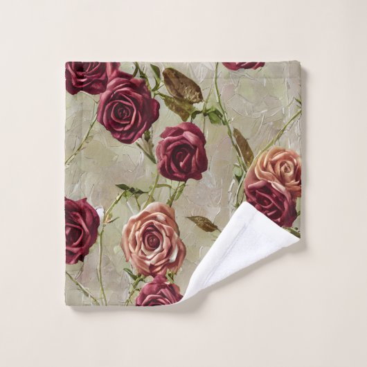  Rozen Bad Handdoek (Wasdoekje)