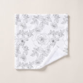 Rozen Bad Handdoek (Wasdoekje)