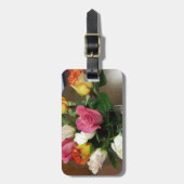 Rozen Bagagelabel (Voorkant verticaal)