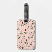 Rozen Bagagelabel (Achterkant verticaal)