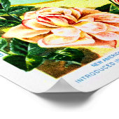 Rozen  bedrijf voor bloemen poster (Hoek)