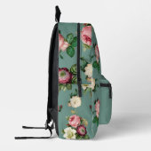 Rozen Bedrukte Rugzak (Links)