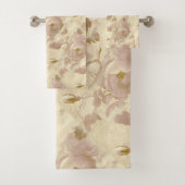Rozen beige bad handdoek (Insitu)