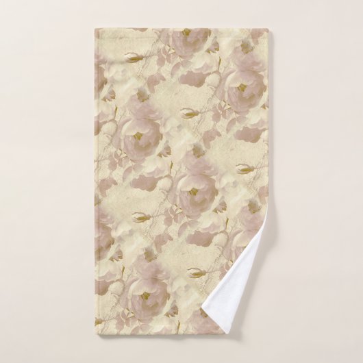 Rozen beige bad handdoek (Handdoek)
