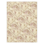 Rozen beige ingelijst tafelkleed (Voorkant)