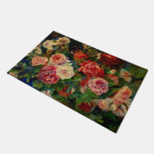 Rozen, beroemd Renoir schilderij, Deurmat (Schuin)