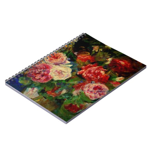 Rozen, beroemd Renoir schilderij, Notitieboek (Linkerzijde)