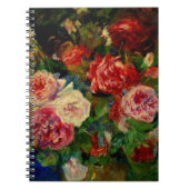 Rozen, beroemd Renoir schilderij, Notitieboek (Voorkant)