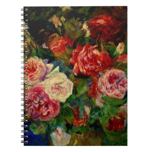 Rozen, beroemd Renoir schilderij, Notitieboek (Voorkant)