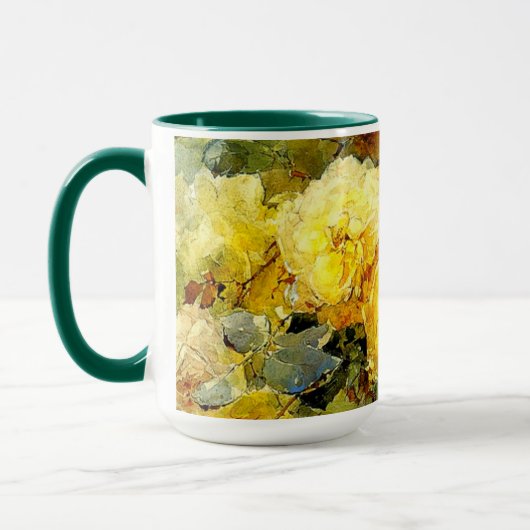 Rozen, beroemd schilderij, mok (Links)