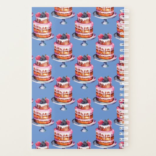 Rozen & bessen taart planner (Achterkant)