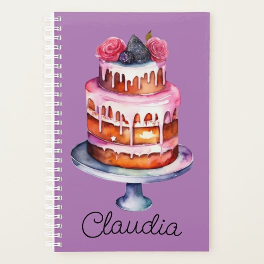 Rozen & bessen taart planner (Voorkant)