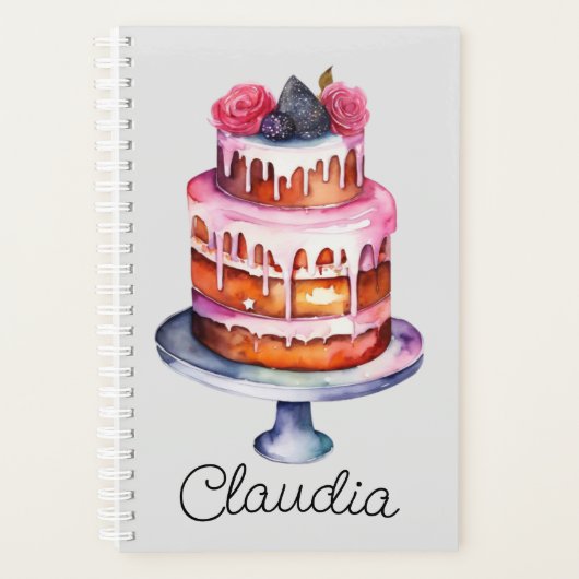 Rozen & bessen taart planner (Voorkant)