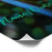 Rozen bij een witte schutting perfect poster (Hoek)