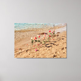 Rozen bij Zee Canvas