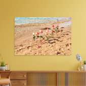 Rozen bij Zee Canvas (Insitu (Woonkamer))
