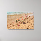 Rozen bij Zee Canvas Afdruk (Voorkant)