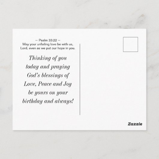  Rozen Bijbelverse veres Briefkaart (Achterkant)