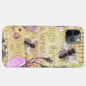 Rozen Bijen Ephemera Collage Case-Mate iPhone Case (Achterkant (horizontaal))