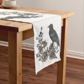 Rozen Blackbirds Raven of Crow Table Runner Lange Tafelloper (Voorbeeld)