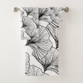 rozen bladen bad handdoek (Insitu)