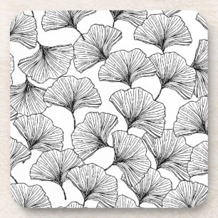 rozen bladen bier onderzetter