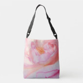 rozen bladen crossbody tas (Achterkant)