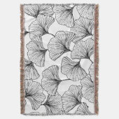 rozen bladen deken (Voorkant Verticaal)