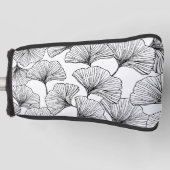 rozen bladen golfheadcover (Voorkant)