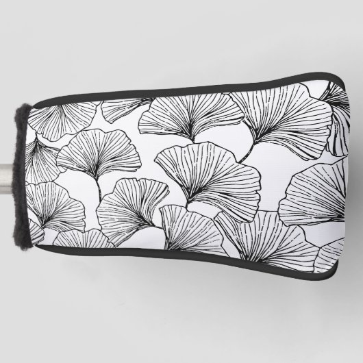 rozen bladen golfheadcover (Voorkant)