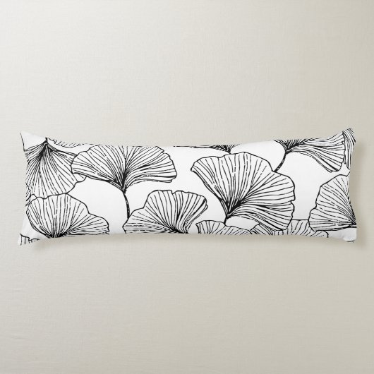 rozen bladen lichaamskussen (Voorkant)