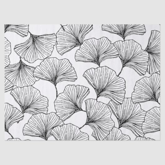 rozen bladen tissuepapier (Voorkant)