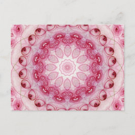 Rozen bladeren briefkaart