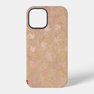 Rozen bladeren gouden achtergrond afbeelding iPhone 12 hoesje