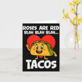 Rozen Blah Tacos Grappige Valentijnskaarten Eten L Kaart (Gele Bloem)