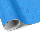 Rozen blauw GIFT WRAP Cadeaupapier (Rol Hoek)