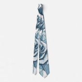 Rozen blauw stropdas (Achterkant)