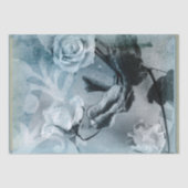 Rozen blauw tintje tissuepapier (Voorkant)