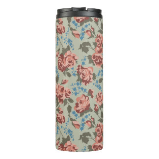 Rozen & Blauwe Klokjes Thermosbeker