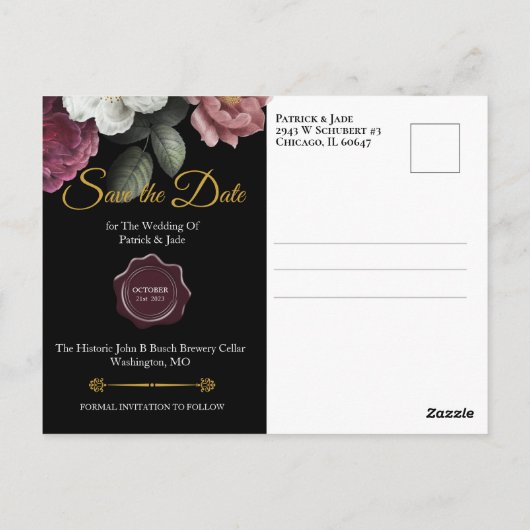 Rozen bloeien Foto-Briefkaart Briefkaart (Achterkant)