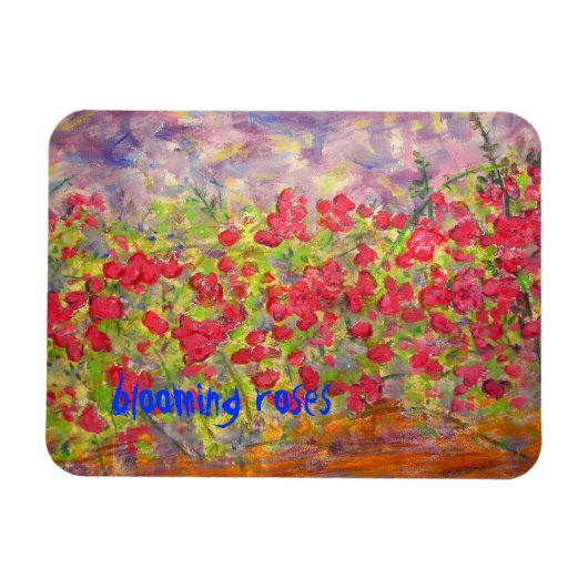 rozen bloeien magneet (Horizontaal)