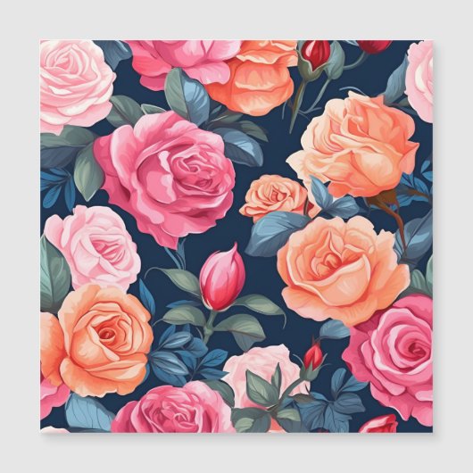 Rozen Bloeiende Bloemen Patroon-80037 (Voorkant)