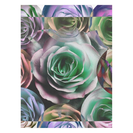ROZEN BLOEM ARTISTIEKE STIJL TAFELKLEED (Voorkant)