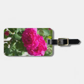 Rozen bloem bagagelabel (Voorkant horizontaal)