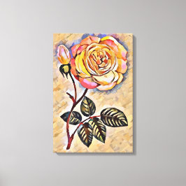 Rozen bloem canvas afdruk